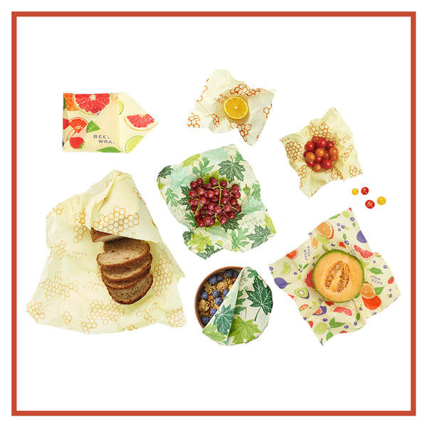 Bee's Wrap - Variety 7 Pack Of Beeswax Food Wraps