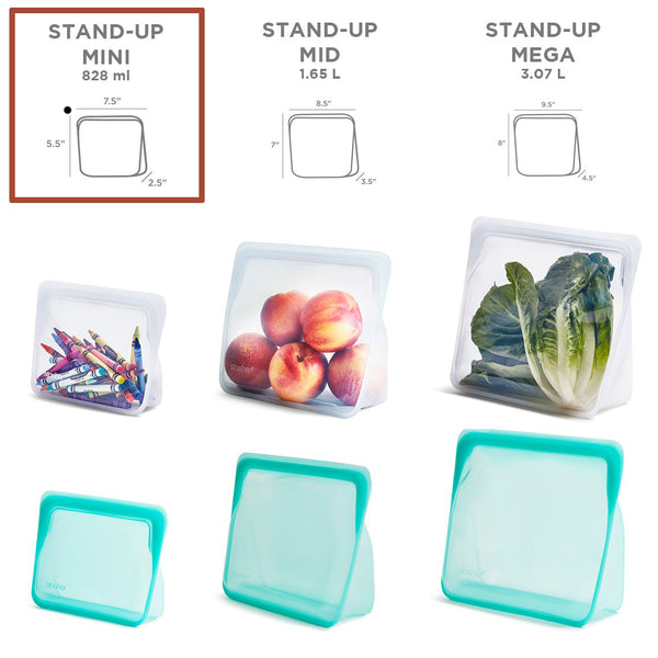 Stasher Stand Up Mini - Reusable Silicone Bag 820ml